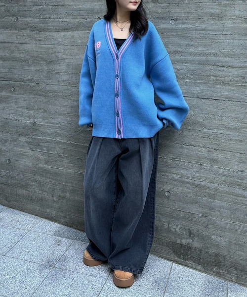 【セール】《PBLIM×ゆたせな》ハートロゴカーデ（カーディガン/ボレロ）｜PBLIM（ページボーイリム）