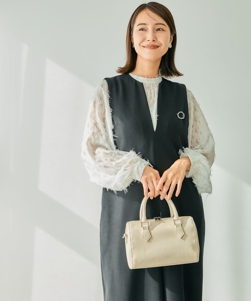 LEPSIM（レプシィム）の「【入卒式／セレモニー】ショルダーボストンバッグ　213373（ボストンバッグ・レディース・オフホワイト/ブラック・ONE SIZE）」の20枚目の写真