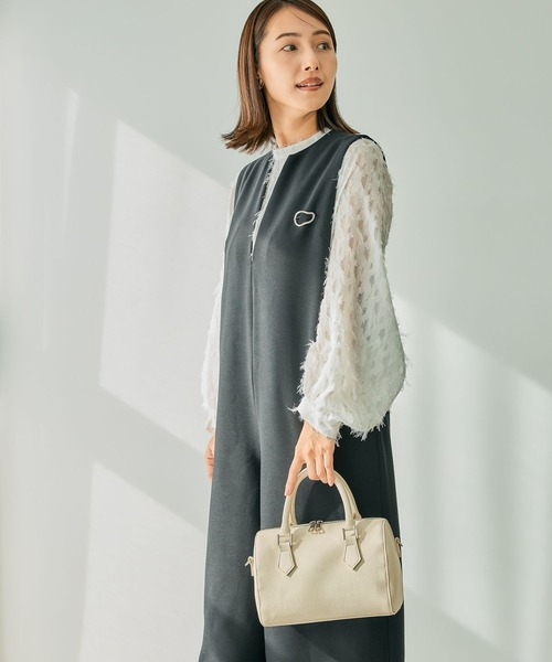 LEPSIM（レプシィム）の「【入卒式／セレモニー】ショルダーボストンバッグ　213373（ボストンバッグ・レディース・オフホワイト/ブラック・ONE SIZE）」の21枚目の写真