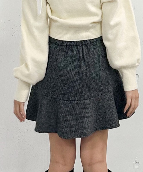 archives（アルシーヴ）の「ヘリンボーンフレアミニスカート（スカート・レディース・ブラウン/グレー/ブラック・MEDIUM）」の14枚目の写真