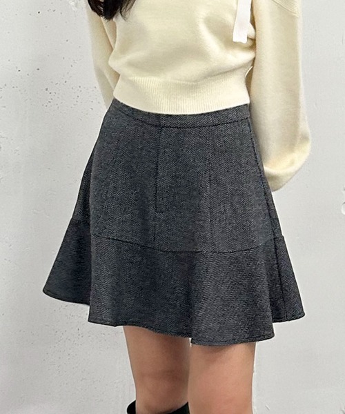 archives（アルシーヴ）の「ヘリンボーンフレアミニスカート（スカート・レディース・ブラウン/グレー/ブラック・MEDIUM）」の13枚目の写真