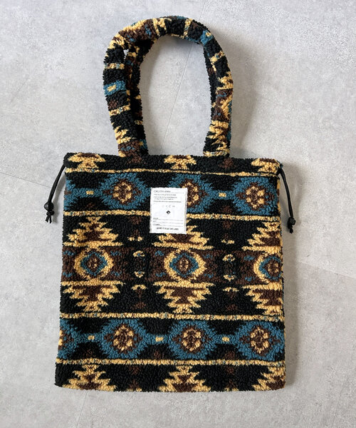 CPCM（シーピーシーエム）の「アソート柄ボアトートバッグ（トートバッグ・メンズ・ブラック/ブラック系その他/ブラウン/グリーン・FREE）」の8枚目の写真