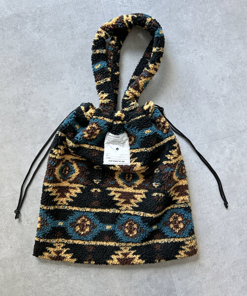 CPCM（シーピーシーエム）の「アソート柄ボアトートバッグ（トートバッグ・メンズ・ブラック/ブラック系その他/ブラウン/グリーン・FREE）」の9枚目の写真