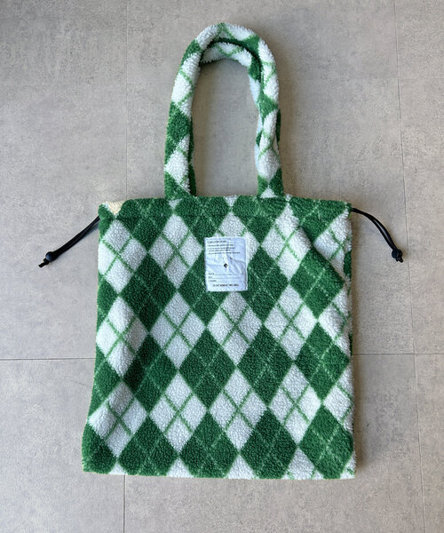 CPCM（シーピーシーエム）の「アソート柄ボアトートバッグ（トートバッグ・メンズ・ブラック/ブラック系その他/ブラウン/グリーン・FREE）」の6枚目の写真