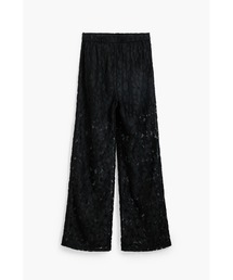 Desigual | レースワイドパンツ ブラック(その他パンツ)