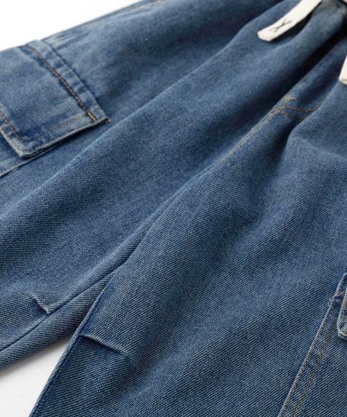 URBAN CHERRY（アーバンチェリー）の「デニムカーゴパンツ（デニムパンツ・キッズ・ブルー・110cm/120cm/130cm/140cm/150cm）」の13枚目の写真