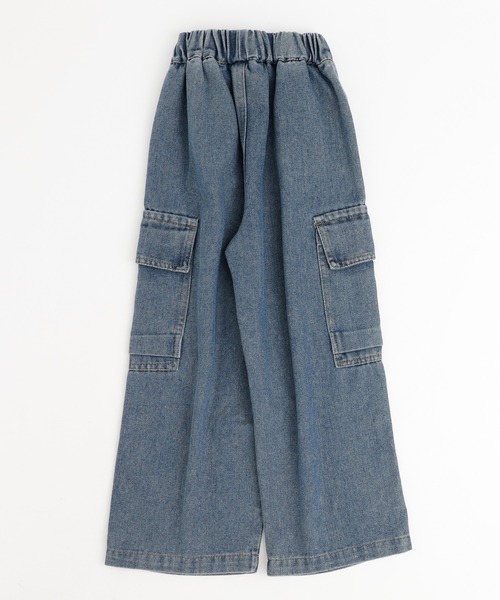 URBAN CHERRY（アーバンチェリー）の「デニムカーゴパンツ（デニムパンツ・キッズ・ブルー・110cm/120cm/130cm/140cm/150cm）」の3枚目の写真