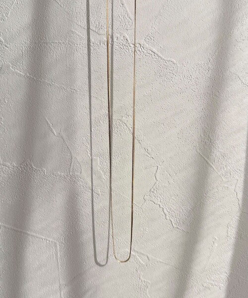 fredy emue（フレディエミュ）の「スネイクチェーンロングネックレス（ネックレス・レディース・ゴールド/シルバー・FREE）」の16枚目の写真