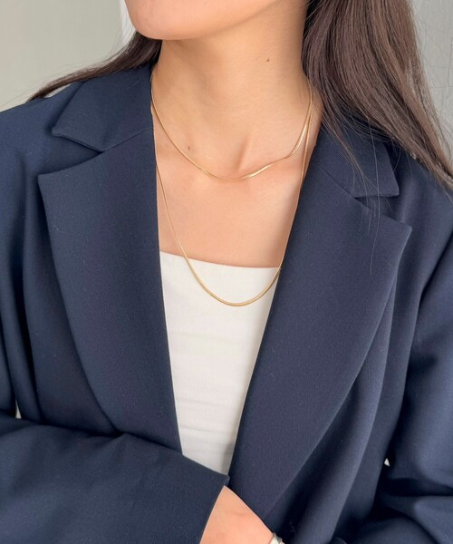 fredy emue（フレディエミュ）の「スネイクチェーンロングネックレス（ネックレス・レディース・ゴールド/シルバー・FREE）」の15枚目の写真