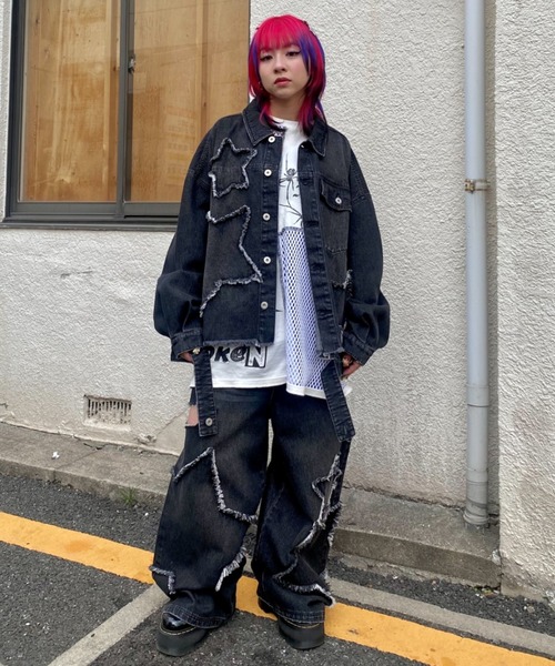 キャンディストリッパー⭐︎星デニム Candy Stripper（キャンディストリッパー）の「STAR PATCHED