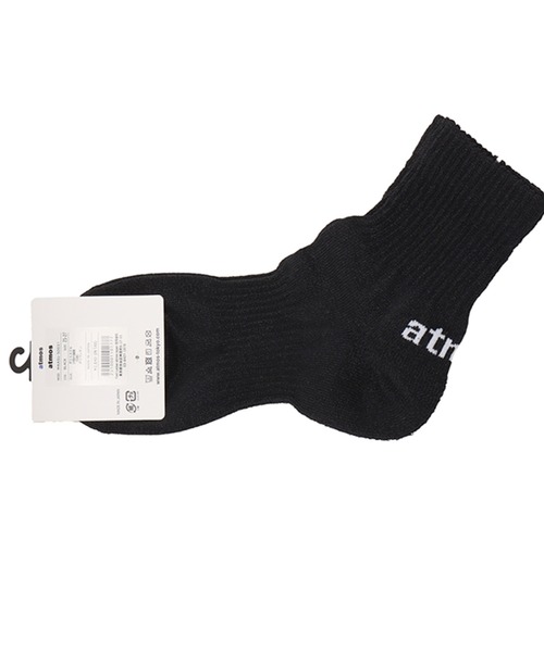 atmos（アトモス）の「atmos Paper Yarn Quarter Length Socks / アトモス ペーパー ヤーン クォーター レングス ソックス（ソックス/靴下・メンズ・ホワイト/ブラック/カーキ/グレー・25-27）」の2枚目の写真