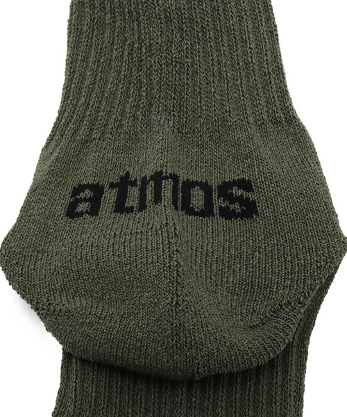 atmos（アトモス）の「atmos Paper Yarn Quarter Length Socks / アトモス ペーパー ヤーン クォーター レングス ソックス（ソックス/靴下・メンズ・ホワイト/ブラック/カーキ/グレー・25-27）」の16枚目の写真