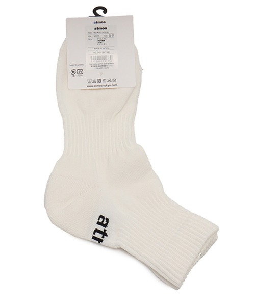 atmos（アトモス）の「atmos Paper Yarn Quarter Length Socks / アトモス ペーパー ヤーン クォーター レングス ソックス（ソックス/靴下・メンズ・ホワイト/ブラック/カーキ/グレー・25-27）」の18枚目の写真