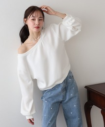 BLUEEAST | オフショルダースウェット(スウェット)