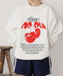 ROOPTOKYO | チェリーロゴスウェット ルーズシルエット オーバーサイズ(スウェット)