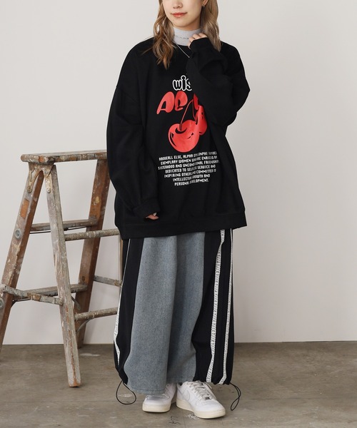 チェリーページ Cherry Pattern Strap Top