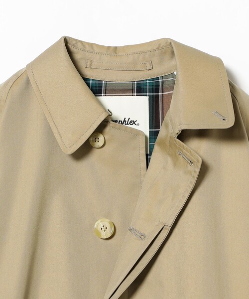 Ray BEAMS（レイビームス）の「Gymphlex / バルマカーン コート（ステンカラーコート・レディース・ベージュ・14/12）」の14枚目の写真