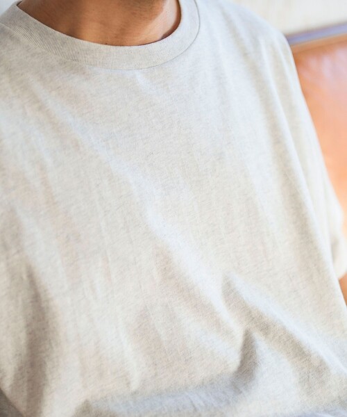 B:MING by BEAMS(ビーミングバイビームス)の「SIMPLE YET / オリジナルコットン ハーフスリーブ Tシャツ(Tシャツ/カットソー・メンズ・ホワイト系その他5/ライトグレー・L/M/S/XL)」の9枚目の写真