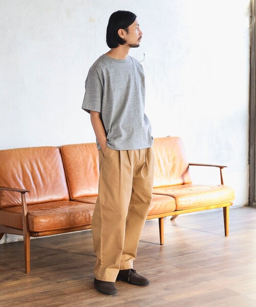 B:MING by BEAMS(ビーミングバイビームス)の「SIMPLE YET / オリジナルコットン ハーフスリーブ Tシャツ(Tシャツ/カットソー・メンズ・ホワイト系その他5/ライトグレー・L/M/S/XL)」の12枚目の写真