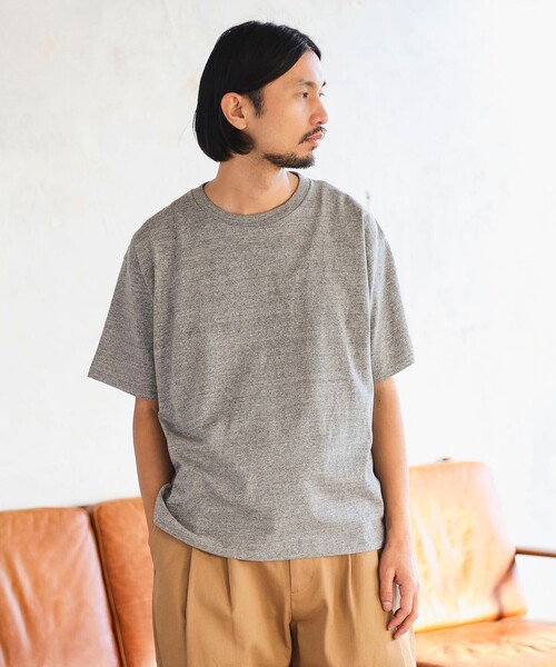 B:MING by BEAMS(ビーミングバイビームス)の「SIMPLE YET / オリジナルコットン ハーフスリーブ Tシャツ(Tシャツ/カットソー・メンズ・ホワイト系その他5/ライトグレー・L/M/S/XL)」の14枚目の写真