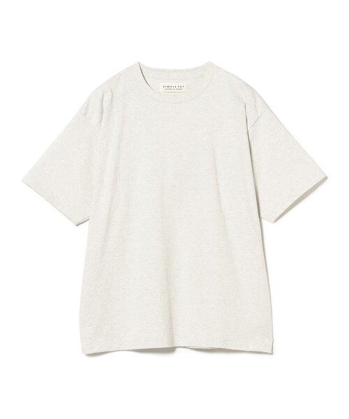 B:MING by BEAMS(ビーミングバイビームス)の「SIMPLE YET / オリジナルコットン ハーフスリーブ Tシャツ(Tシャツ/カットソー・メンズ・ホワイト系その他5/ライトグレー・L/M/S/XL)」の15枚目の写真