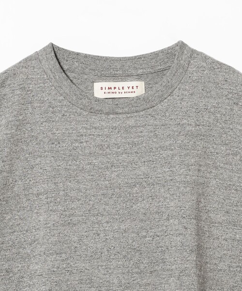 B:MING by BEAMS(ビーミングバイビームス)の「SIMPLE YET / オリジナルコットン ハーフスリーブ Tシャツ(Tシャツ/カットソー・メンズ・ホワイト系その他5/ライトグレー・L/M/S/XL)」の19枚目の写真