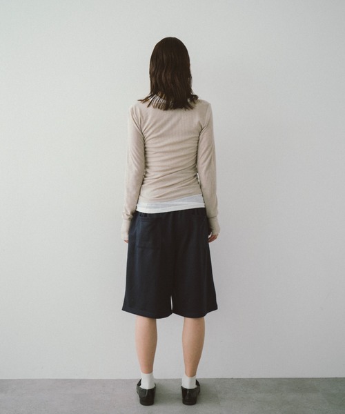 HANNE（アン）の「レイヤードシアーロンTEE（Tシャツ/カットソー・レディース・グレー/ホワイト・FREE）」の17枚目の写真