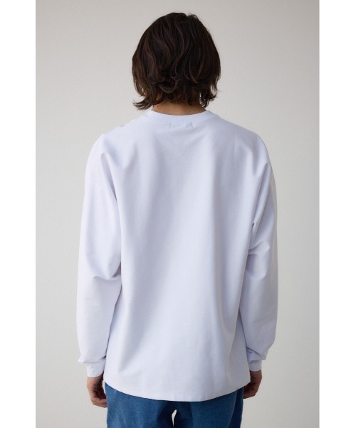 AZUL by moussy(アズールバイマウジー)の「ステッチワークデザイントップス(Tシャツ/カットソー・メンズ・ブルー/ブラック/ホワイト・MEDIUM/LARGE)」の9枚目の写真