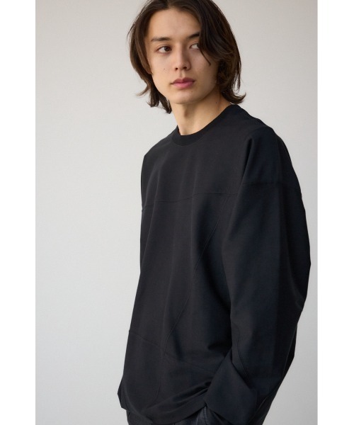 AZUL by moussy(アズールバイマウジー)の「ステッチワークデザイントップス(Tシャツ/カットソー・メンズ・ブルー/ブラック/ホワイト・MEDIUM/LARGE)」の15枚目の写真