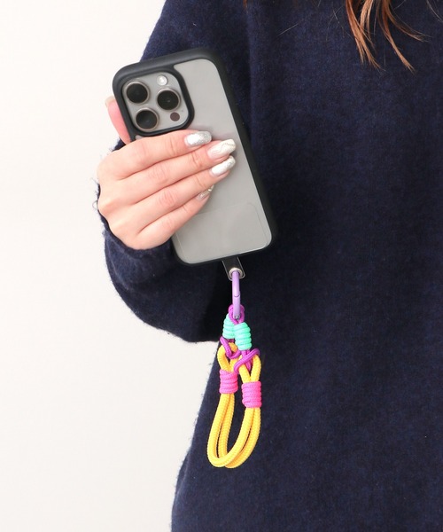 丸型カラビナ カラフルキーホルダー スマホストラップ バッグチャーム
