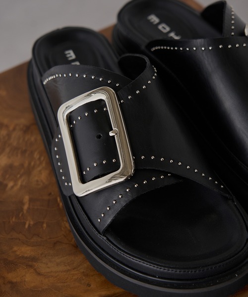 MOHI（モヒ）の「【MOHI】ベルト厚底サンダル SETA GU1-1902483G-SE（サンダル・レディース・ブラック・38/39/36/37）」の11枚目の写真