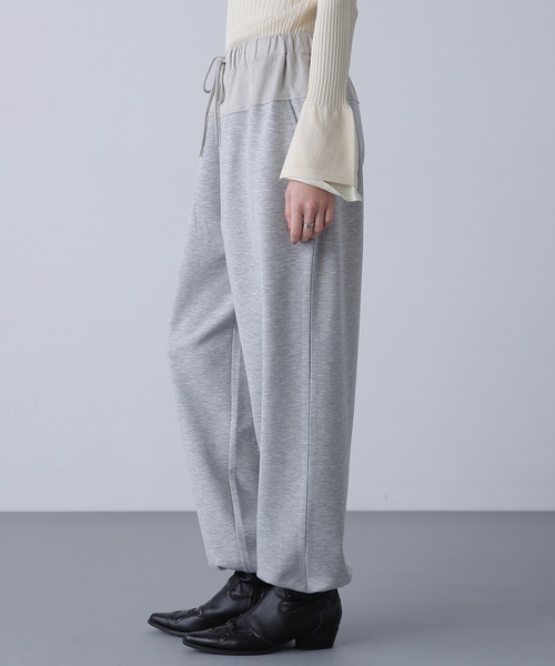 ROSE BUD(ローズバッド)の「ウエストデザインスウェットパンツ(スウェットパンツ・レディース・グレー/ホワイト・ONE SIZE)」の20枚目の写真