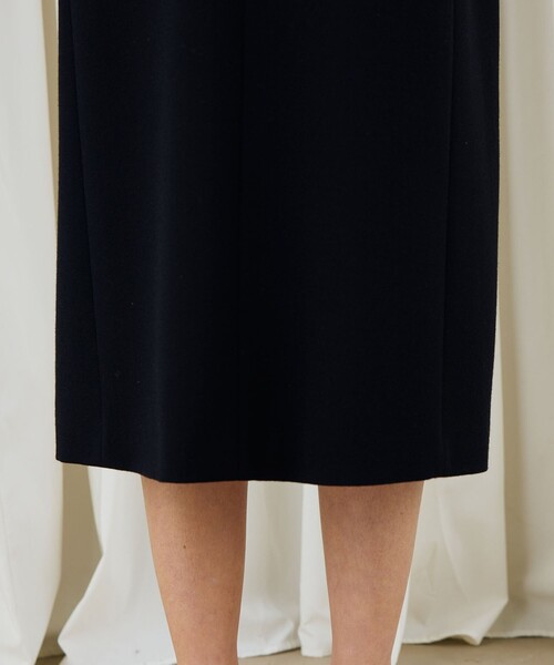 DES PRES(デ・プレ)の「ウールジョーゼット ノースリーブワンピース(ワンピース・レディース・ブラック/グレー・FREE)」の9枚目の写真