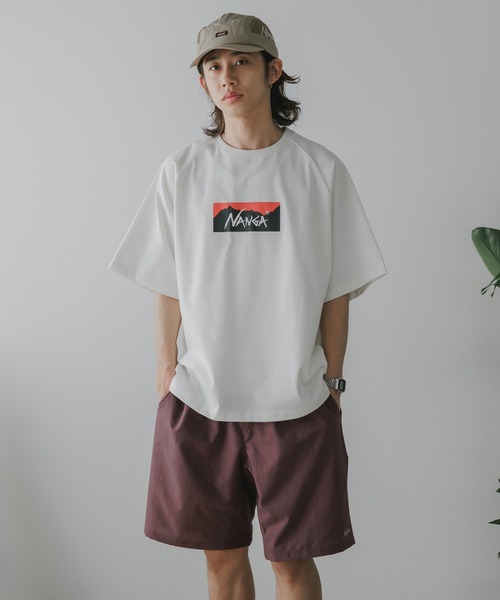 セール】NANGA/ナンガ ECO HYBRID BOX LOGO LOOSE FIT TEE Tシャツ