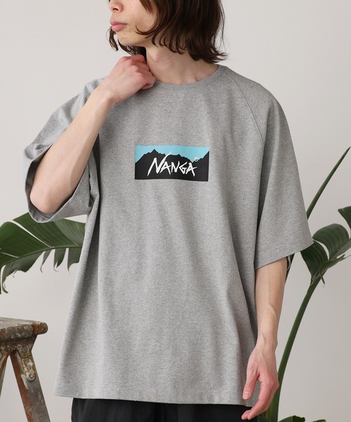 【新品未使用】haru×FRAMeWORK　コラボロゴTEE ホワイト Amazon | [ナンガ] ECO HYBRID BOX LOGO EMBROIDERY TEE エコ