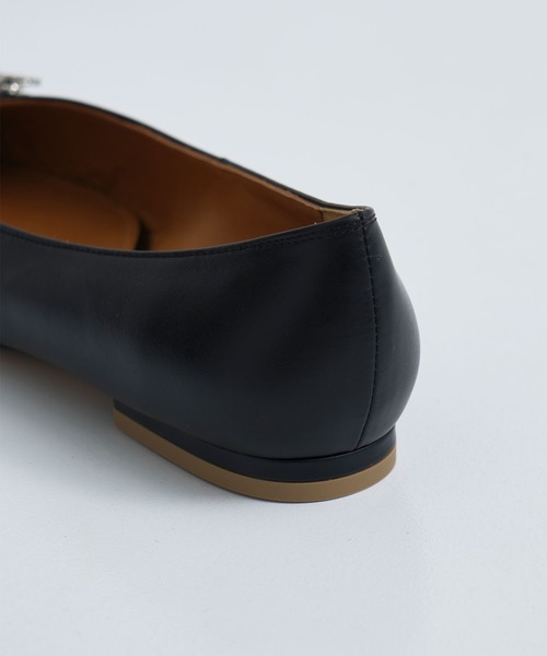 靴 PIPPICHIC Anna V Flat Shose PIPPICHIC パンプス ANNA V JEWERLY 7 リボンフラットシューズ