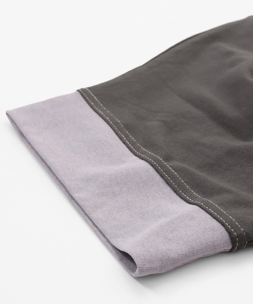 KRIFF MAYER Lady's Collection（クリフメイヤーレディースコレクション）の「【汗染み防止･撥水防汚･速乾･接触冷感】ウェットプロテクトモモンガT（Tシャツ/カットソー・レディース・カラフル/チャコール/その他5/ライトグリーン/オレンジ/オフホワイト/グレー/パープル・MEDIUM/LARGE）」の16枚目の写真