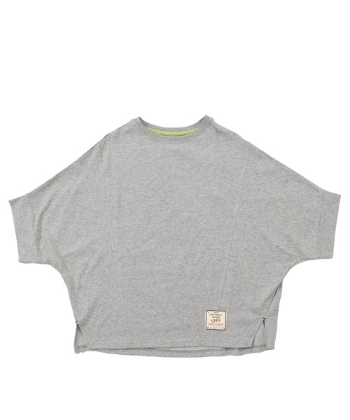 KRIFF MAYER Lady's Collection（クリフメイヤーレディースコレクション）の「【汗染み防止･撥水防汚･速乾･接触冷感】ウェットプロテクトモモンガT（Tシャツ/カットソー・レディース・カラフル/チャコール/その他5/ライトグリーン/オレンジ/オフホワイト/グレー/パープル・MEDIUM/LARGE）」の19枚目の写真