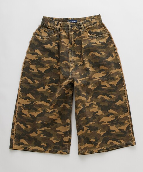 FREAK'S STORE(フリークスストア)の「NAUTICA JEANS CO./ノーティカジーンズ スタッズデニム 8分丈パンツ/クロップドデニム(デニムパンツ・レディース・カモフラージュ/サックスブルー・フリ-)」の5枚目の写真