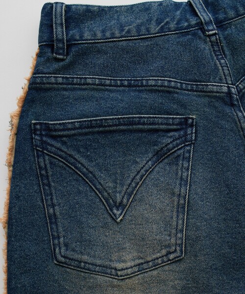 FREAK'S STORE(フリークスストア)の「NAUTICA JEANS CO./ノーティカジーンズ スタッズデニム 8分丈パンツ/クロップドデニム(デニムパンツ・レディース・カモフラージュ/サックスブルー・フリ-)」の10枚目の写真