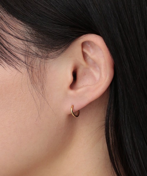 A part by（アパートバイ）の「【WEB限定】SUS/フープミニピアス（ピアス（両耳用）・レディース・Silver/GOLD・FREE）」の3枚目の写真
