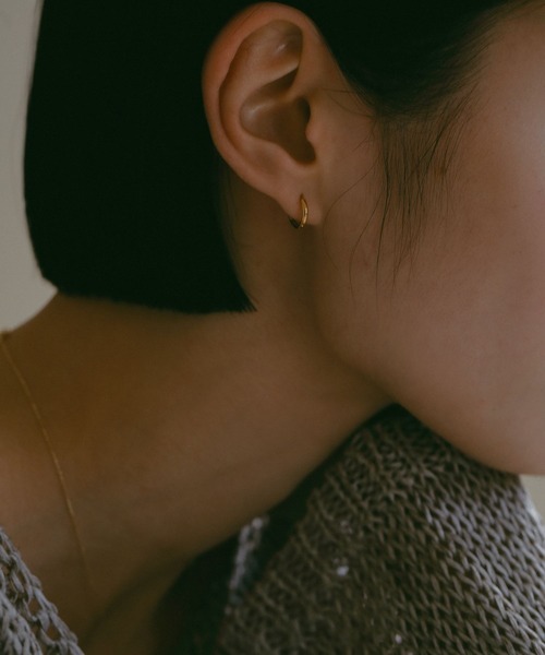 A part by（アパートバイ）の「【WEB限定】SUS/フープミニピアス（ピアス（両耳用）・レディース・Silver/GOLD・FREE）」の6枚目の写真