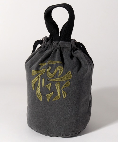 HOUSTON（ヒューストン）の「【HOUSTON/ヒューストン】EMB PIGMENT EFFECT BAG(TIGER) (MAP) /刺繍ピグメントエフェクトバッグ(虎) (マップ)（ショルダーバッグ・メンズ・レッド系/ネイビー系1/ブラック系1/ネイビー系/ブラック系/レッド系1・FREE）」の10枚目の写真