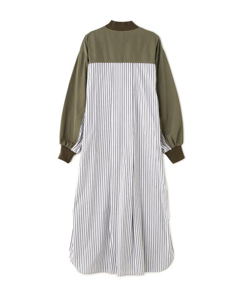 Risley(リズレー)の「Risley/リズレー/ヨークファスナーシャツワンピース(ワンピース・レディース・ブラック/ホワイト・F)」の21枚目の写真