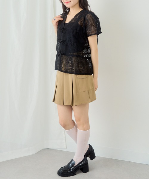MAGASIN DE MODE Chou Chou(マガジンデモードシュシュ)の「【MAGASIN DE MODE Chou Chou】レースシャーリングブラウス DTK※(シャツ/ブラウス・レディース・ブルー/アイボリー/ブラック・FREE)」の19枚目の写真