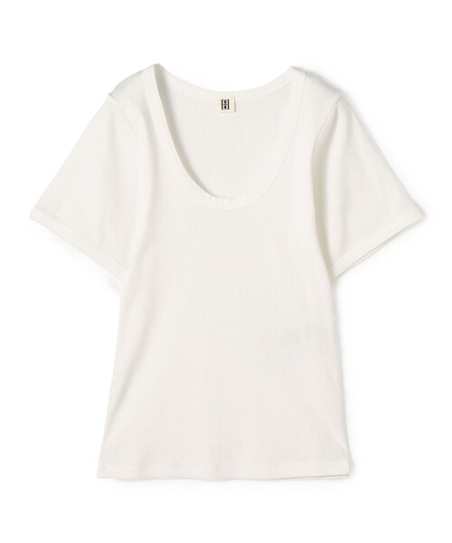 TOMORROWLAND / トゥモローランド BY MALENE BIRGER LUNAI　UネックTシャツ BY MALENE BIRGER LUNAI UネックTシャツ｜トゥモローランド 公式通販