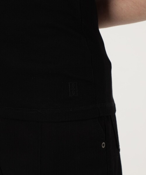 BY MALENE BIRGER（バイマレーネビルガー）の「BY MALENE BIRGER LUNAI　UネックTシャツ（Tシャツ/カットソー・レディース・ブラック/ホワイト・XS）」の11枚目の写真