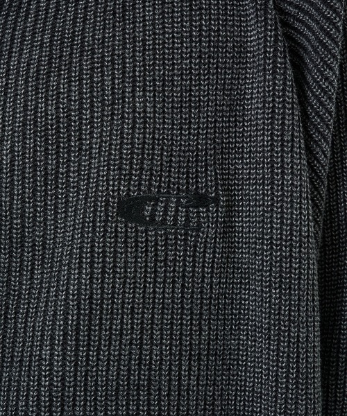 F-LAGSTUF-F（フラグスタフ）の「CPG KNIT DYE JACKET（ブルゾン・メンズ・ブラウン/ブラック・M/L）」の9枚目の写真