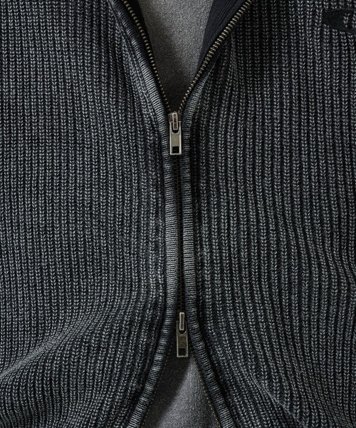 F-LAGSTUF-F（フラグスタフ）の「CPG KNIT DYE JACKET（ブルゾン・メンズ・ブラウン/ブラック・M/L）」の11枚目の写真