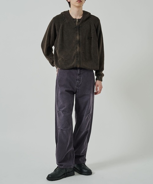 F-LAGSTUF-F（フラグスタフ）の「CPG KNIT DYE JACKET（ブルゾン